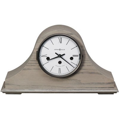 Lakeside Contemporary Beige Oak Wood Westminster Mantel Clock