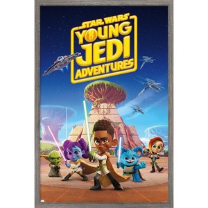Trends International Star Wars: Young Jedi Adventures - One Sheet Framed Wall Poster Prints - 1 of 4