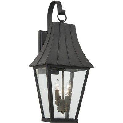 Minka Lavery Chateau Grande 28" High Coal Outdoor Wall Light