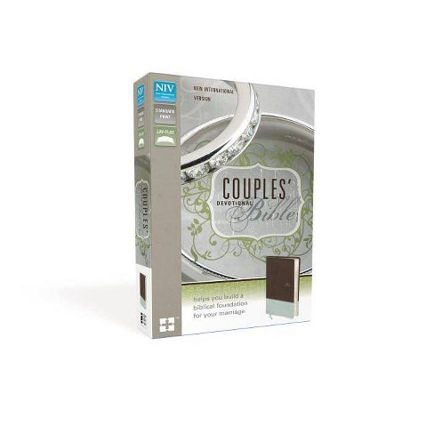 Couples Devotional Bible Niv By Zondervan Leather Bound Target