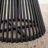 Round Coffee Table, 31.5" Coffee Table for Living Room, Modern Wood Desktop, Modern Design Home Furniture, Black - 4 of 4