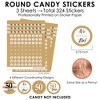 Big Dot of Happiness We Still Do - 50th Wedding Anniversary - Anniversary Party Small Round Candy Stickers - Party Favor Labels - 324 Count - 3 of 4