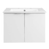 Modway Maybelle Bathroom, 24" Wall-Mount Vanity, White White - 2 of 4