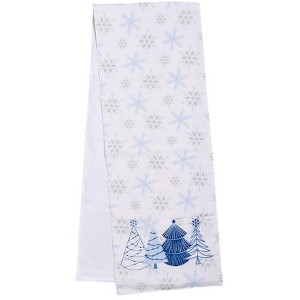 The Lakeside Collection Nordic Blue Kitchen Collection - Table Runner - 1 of 2
