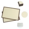 Unique Bargains Stackable Velvet Jewelry Storage Trays with Removable Dividers for Drawers Set of 2 - 3 of 4
