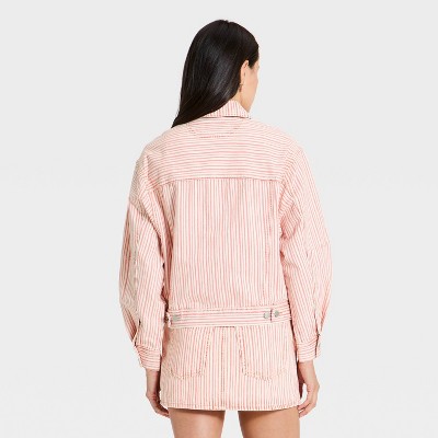 Women Stripe Denim Jacket – Universal