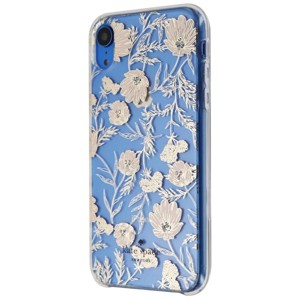 Case Mate licensed - Kate Spade Hardshell Case for Apple iPhone XR - Clear / Pink Blossoms / Gems - 1 of 1