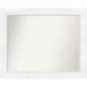 Amanti Art Sloped Non-Beveled Framed Bathroom Vanity Wall Mirror - 1 of 4