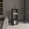 VYNXARIA 39" Tall Four-Tier Bookcase, Living Room, Storage Cabinet - 4 of 4