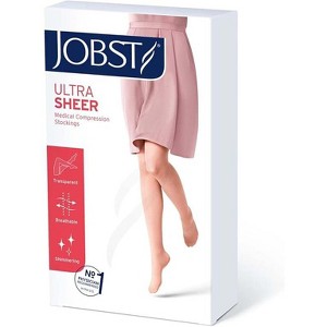 Jobst Ultra Sheer Pantyhose Stocking Compression 8-15 XL Black - 1 of 4