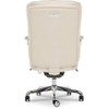 Sutherland Quilted Leather Office Chair with Padded Arms - La-Z-Boy - 3 of 4