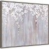 Amanti Art White Cherry Blossoms by Sydney Edmunds Canvas Wall Art Print Framed 28-in. x 23-in. - 3 of 4