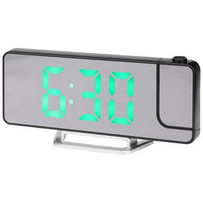 Unique Bargains Plastic Digital Corded Adjustable Accurate Electric Alarm Clock 7.5 x 2.8 x 1 inch