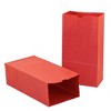 Hygloss® Gusseted Paper Bags, Size #6, Red, 50 Per Pack, 2 Packs - 2 of 2