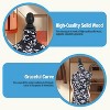 FDW Female Mannequin 53-67 Inch Adjustable Mannequin Torso Dress Form with Realistic Female Body Shape & Stand Wood Base - 3 of 4