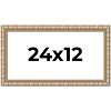 PosterPalooza | 24x12 Modern Bamboo Picture Frame, UV Acrylic, 5 Finishes - 2 of 4