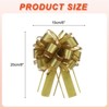 Unique Bargains Large Big Pull Bow Glitter Gift Wrapping Ribbon for Wedding 10 Pcs - 2 of 4