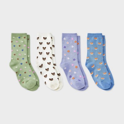 Chaussettes Chat Mignonnes Avec Pompons - Coton, Motifs Drôles, Taille Unique 35-40, Pour Femmes