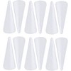 Bright Creations 12 Pack Foam Cones for Crafts, Trees, Holiday Decorations, Handmade Gnomes, Classroom Activities (White, 2.7 x 5.5 In) - 4 of 4