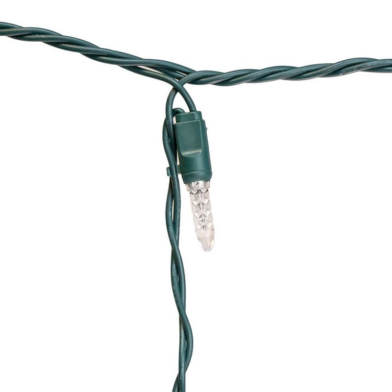 Novelty Lights M5 LED Icicle Lights on Green Wire 150 Bulbs, 5 of 7