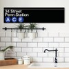 Courtside Market 34 Street Penn Station 6x24 Wooden Artboard Décor - 2 of 2