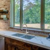 Cobbe High Arc Kitchen Faucet with Pull Down Sprayer 3 Spout Patterns with Pedestal for 1 to 3-Hole Installation - 3 of 4