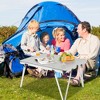 Tangkula Folding Camping Table w/ Storage Bag & Waterproof Desktop Aluminum Structure - 3 of 4