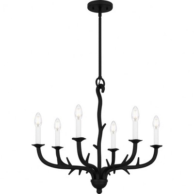 Quoizel Lighting Oakley 6 - Light Chandelier in  Earth Black