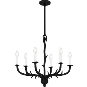 Quoizel Lighting Oakley 6 - Light Chandelier in  Earth Black - 1 of 1