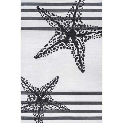 Nuloom Starfish Pet Friendly Machine Washable Area Rug