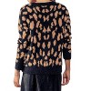 Women's Animal Print Crewneck Sweater - Urban Daizy - 3 of 4