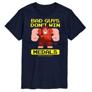 Men's - Disney - Bad Guys Don’t Win Medals Short Sleeve Graphic T-Shirt - 1 of 4