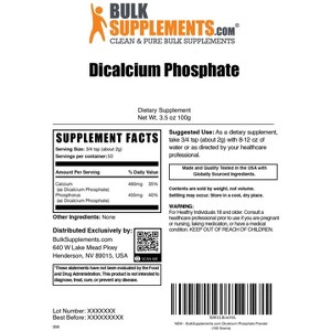 BulkSupplements Dicalcium Phosphate (DCP) Powder - 1 of 4