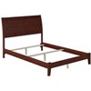 AFI Furnishings Portland Full Traditional Bed with Open Footboard and Turbo Charger in Walnut - 4 of 4