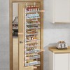 Over Door Spice Rack 10-Tier，Carbon Steel Over/Behind Kitchen Pantry Organizers and Storage, Door Hanging Storage Room for Bathroom Kitchen - 2 of 4