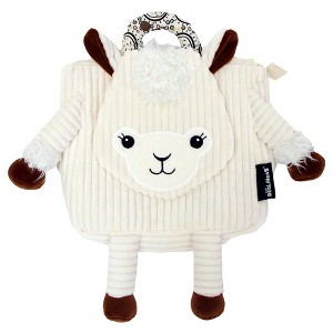 TriAction Toys Les Deglingos Corduroy Backpack Plush | Muchachos the Llama - 1 of 2