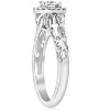 Pompeii3 5/8ct Vintage Diamond Halo Filigree Engagement Ring 14K White Gold - 2 of 4