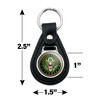 U.S. Army United States Army Eagle Logo Black Leather Keychain - 4 of 4
