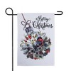Northlight Merry Christmas Ornament Outdoor Christmas Garden Flag - 18" x 12.5" - 3 of 4