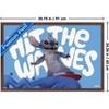 Trends International Disney Lilo & Stitch (2025) - Hit The Waves Framed Wall Poster Prints - 3 of 4