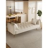 XIYUYEU 71 Inch Sofas,Comfy Velvet Nailhead Sofa with Convertible Backrest,2-Seater Couch for Living Room,Light - 2 of 4