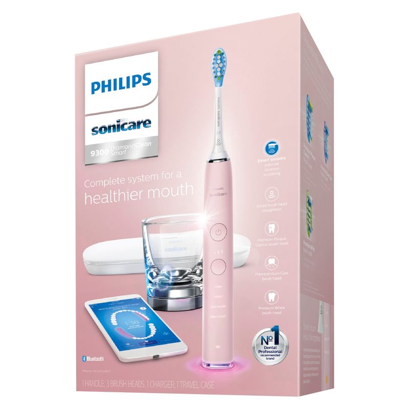 Philips Sonicare DiamondClean Smart Black 9300 Toothbrush, 1 of 8