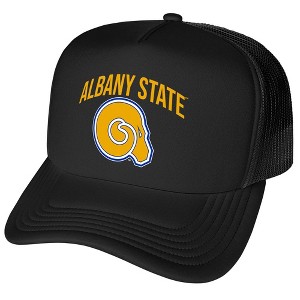 Albany State University Primary Logo Foam Snapback Trucker Hat -, Black, One Size - 1 of 4