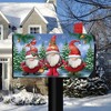 Winter Gnomes Christmas Magnetic Mailbox Cover Santa Hat Briarwood Lane - 2 of 3