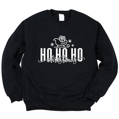 Simply Sage Market Women's Graphic Sweatshirt Sleigh Ho Ho Ho