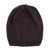 CTM Men's Ribbed Knit Mixed Wool Beanie and Scarf Set - 2 of 3