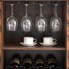 COZONY Wine Bar Cabinet with LED Lights, Modern Liquor Cabinet with Glass & Bottle Rack, Coffee Bar Sideboard Buffet Storage for Dining Room - 2 of 4