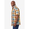 KingSize Men's Big & Tall Short Sleeve Wrinkle-Free Sport Shirt - 4 of 4