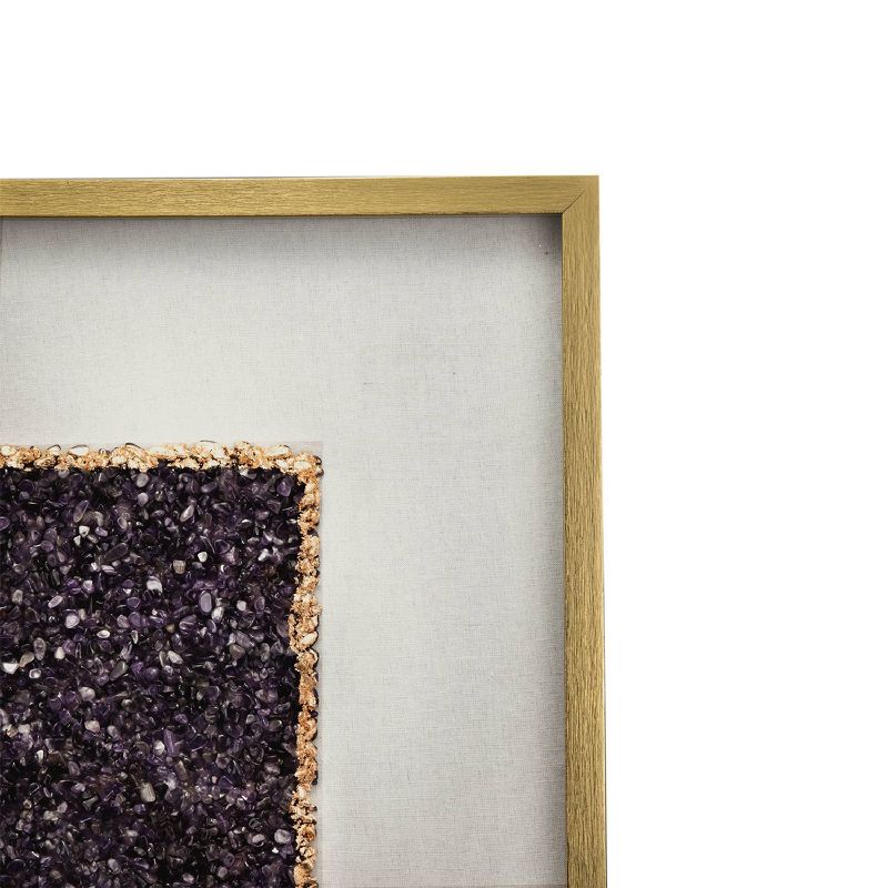 Set of 2 Lillian Crystal Shadow Boxes Purple/Gold - A&#38;B Home, 4 of 8