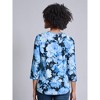 Jones New York 3/4 Sleeve Keyhole Neck Print Top - 3 of 3